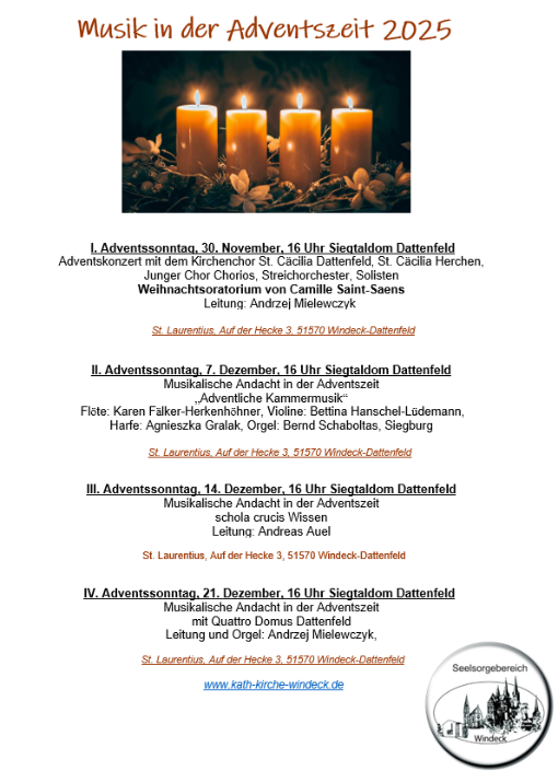 Musik in der Adventszeit