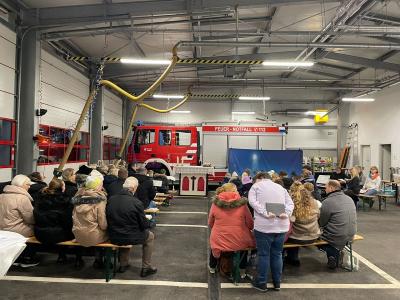 Herbergssuche 2024 - Messfeier im Feuerwehrhaus